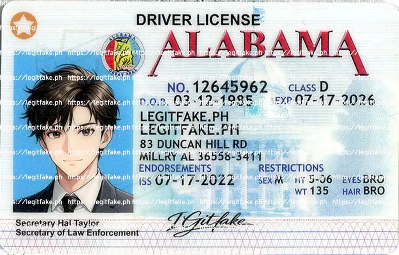 Buy Alabama ID Fake ID Online