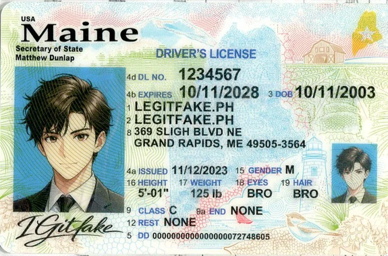 Buy Maine ID Fake ID Online