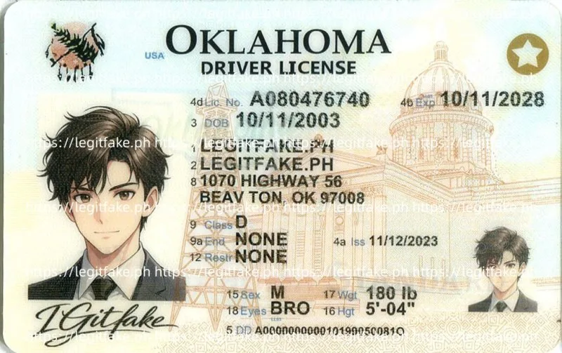 Buy Oklahoma ID Fake ID Online