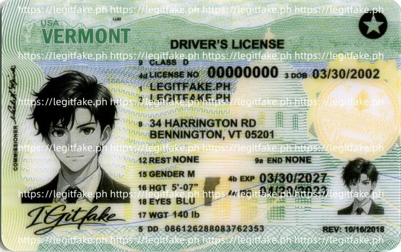 Buy Vermont ID Fake ID Online